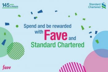 Standard-Chartered-Fave-Promotion-350x233 - Bank & Finance Johor Kedah Kelantan Kuala Lumpur Melaka Negeri Sembilan Online Store Others Pahang Penang Perak Perlis Promotions & Freebies Putrajaya Sabah Sarawak Selangor Standard Chartered Bank Terengganu 