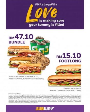 Subway-Bundle-Meal-Promo-at-Pearl-Point-Shopping-Mall-350x438 - Beverages Food , Restaurant & Pub Kuala Lumpur Promotions & Freebies Selangor 