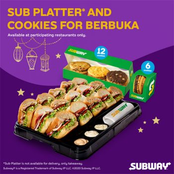 Subway-Ramadan-Platter-Cookies-Promo-350x350 - Beverages Food , Restaurant & Pub Johor Kedah Kelantan Kuala Lumpur Melaka Negeri Sembilan Online Store Pahang Penang Perak Perlis Promotions & Freebies Putrajaya Sabah Sarawak Selangor Terengganu 