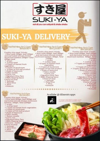 Suki-Ya-Delivery-Promotion-350x494 - Beverages Food , Restaurant & Pub Kuala Lumpur Promotions & Freebies Selangor 