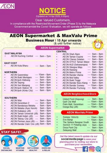 Supermarket-and-Convenience-Store-Opening-Hours-During-Movement-Control-Period-1-1-350x496 - Events & Fairs Johor Kedah Kelantan Kuala Lumpur Melaka Negeri Sembilan Pahang Penang Perak Perlis Putrajaya Sabah Sarawak Selangor Supermarket & Hypermarket Terengganu 