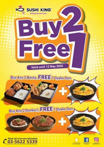Sushi-King-Buy-2-Free-1-Promo-at-1st-Avenue-350x495 - Beverages Food , Restaurant & Pub Penang Promotions & Freebies 