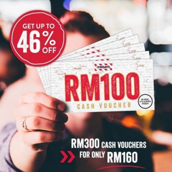 TGI-Fridays-46-off-Promotion-350x350 - Beverages Food , Restaurant & Pub Johor Kedah Kelantan Kuala Lumpur Melaka Negeri Sembilan Pahang Penang Perak Perlis Promotions & Freebies Putrajaya Sabah Sarawak Selangor Terengganu 