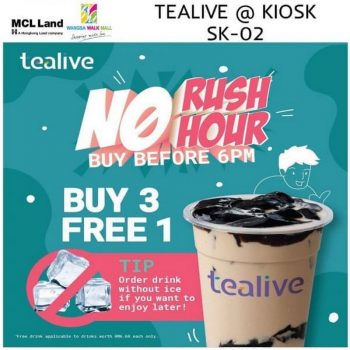 Tealive-No-Rush-Hour-Promo-at-Wangsa-Walk-Mall-350x350 - Beverages Food , Restaurant & Pub Kuala Lumpur Promotions & Freebies Selangor 