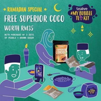 Tealive-Ramadan-Bubble-Tea-Kit-Promotion-350x350 - Beverages Food , Restaurant & Pub Johor Kedah Kelantan Kuala Lumpur Melaka Negeri Sembilan Online Store Pahang Penang Perak Perlis Promotions & Freebies Putrajaya Sabah Sarawak Selangor Terengganu 