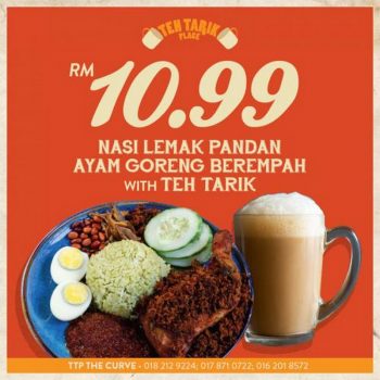 Teh-Tarik-Place-Nasi-Lemak-Promotion-350x350 - Beverages Food , Restaurant & Pub Promotions & Freebies Selangor 