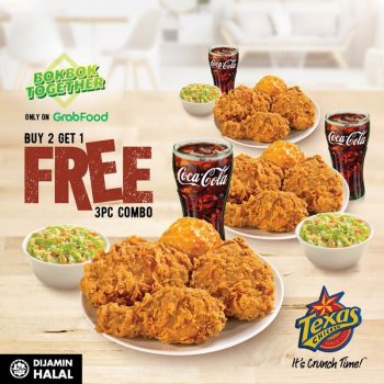 Texas-Chicken-BokBok-Together-Promo-at-GrabFood-350x350 - Beverages Food , Restaurant & Pub Johor Kedah Kelantan Kuala Lumpur Melaka Negeri Sembilan Online Store Pahang Penang Perak Perlis Promotions & Freebies Putrajaya Sabah Sarawak Selangor Terengganu 