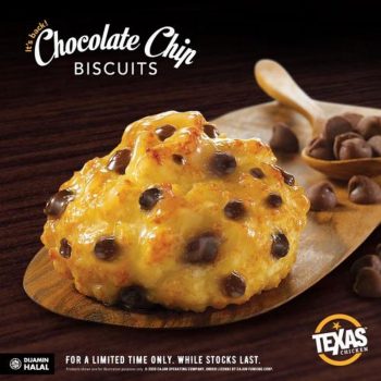 Texas-Chicken-Chocolate-Chip-Biscuits-Promo-350x350 - Beverages Food , Restaurant & Pub Johor Kedah Kelantan Kuala Lumpur Melaka Negeri Sembilan Pahang Penang Perak Perlis Promotions & Freebies Putrajaya Sabah Sarawak Selangor Terengganu 