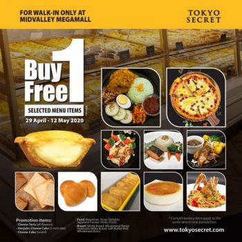 Tokyo-Secret-Buy-1-Free-1-Promo-350x350 - Beverages Food , Restaurant & Pub Kuala Lumpur Promotions & Freebies Selangor 