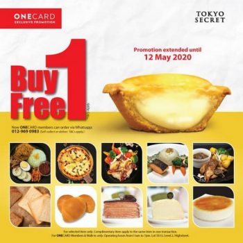 Tokyo-Secret-Buy-1-Free-1-Promo-with-ONECARD-350x350 - Beverages Food , Restaurant & Pub Johor Kedah Kelantan Kuala Lumpur Melaka Negeri Sembilan Online Store Pahang Penang Perak Perlis Promotions & Freebies Putrajaya Sabah Sarawak Selangor Terengganu 