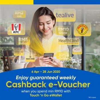 Touch-n-Go-eWallet-Weekly-Cashback-e-Voucher-Promotion-350x350 - Bank & Finance Johor Kedah Kelantan Kuala Lumpur Melaka Negeri Sembilan Online Store Others Pahang Penang Perak Perlis Promotions & Freebies Putrajaya Sabah Sarawak Selangor Terengganu 