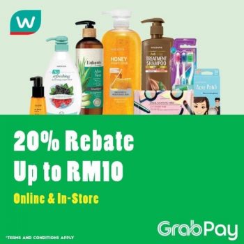 Watsons-20-Rebate-Promotion-350x350 - Beauty & Health Health Supplements Johor Kedah Kelantan Kuala Lumpur Melaka Negeri Sembilan Online Store Pahang Penang Perak Perlis Personal Care Promotions & Freebies Putrajaya Sabah Sarawak Selangor Terengganu 