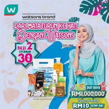 Watsons-Brand-Special-Buy-2-at-30-Off-Promo-350x350 - Beauty & Health Health Supplements Johor Kedah Kelantan Kuala Lumpur Melaka Negeri Sembilan Online Store Pahang Penang Perak Perlis Personal Care Promotions & Freebies Putrajaya Sabah Sarawak Selangor Terengganu 