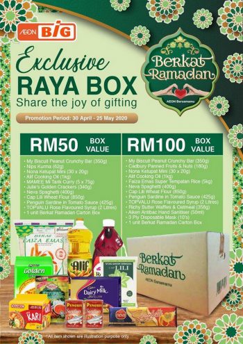 AEON-BiG-Raya-Box-Promotion-350x495 - Johor Kedah Kelantan Kuala Lumpur Melaka Negeri Sembilan Pahang Penang Perak Perlis Promotions & Freebies Putrajaya Sabah Sarawak Selangor Supermarket & Hypermarket Terengganu 