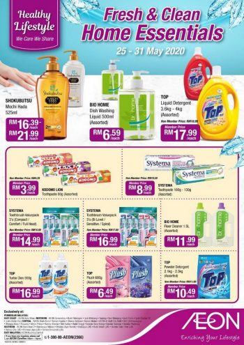 AEON-Fresh-Clean-Home-Essentials-Promotion-350x495 - Johor Kedah Kelantan Kuala Lumpur Melaka Negeri Sembilan Pahang Penang Perak Perlis Promotions & Freebies Putrajaya Sabah Sarawak Selangor Supermarket & Hypermarket Terengganu 