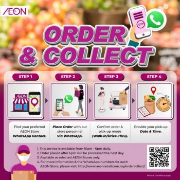 AEON-Order-Collect-Service-via-WhatsApp-350x350 - Johor Kedah Kelantan Kuala Lumpur Melaka Negeri Sembilan Online Store Pahang Penang Perak Perlis Promotions & Freebies Putrajaya Sabah Sarawak Selangor Supermarket & Hypermarket Terengganu 