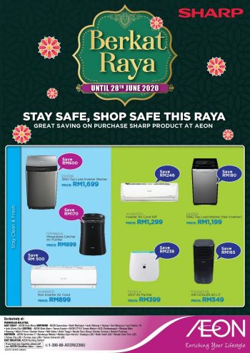 AEON-Sharp-Raya-Promotion-1-350x495 - Electronics & Computers Home Appliances Johor Kedah Kelantan Kuala Lumpur Melaka Negeri Sembilan Pahang Penang Perak Perlis Promotions & Freebies Putrajaya Sabah Sarawak Selangor Supermarket & Hypermarket Terengganu 