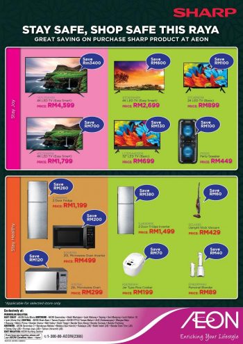 AEON-Sharp-Raya-Promotion-2-350x495 - Electronics & Computers Home Appliances Johor Kedah Kelantan Kuala Lumpur Melaka Negeri Sembilan Pahang Penang Perak Perlis Promotions & Freebies Putrajaya Sabah Sarawak Selangor Supermarket & Hypermarket Terengganu 