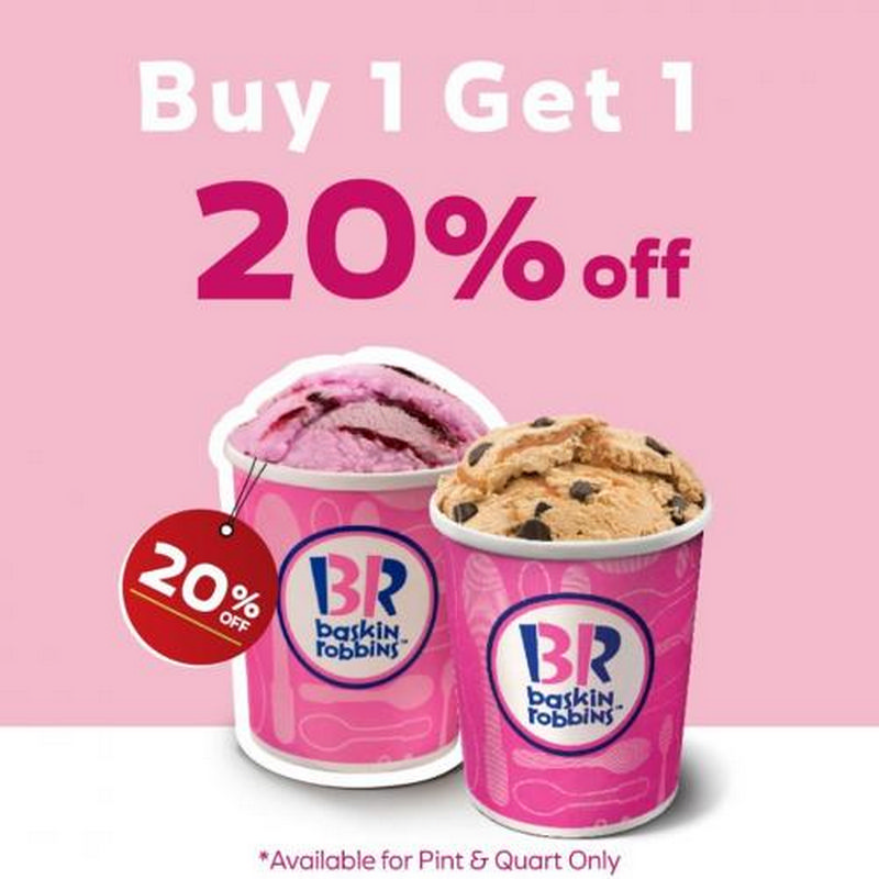 11 May 2020 Onward: Baskin Robbins 1 for 1 Ramadan ...