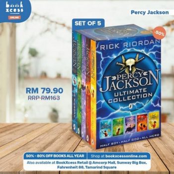 BookXcess-Percy-Jackson-Set-Promo-350x350 - Books & Magazines Johor Kuala Lumpur Promotions & Freebies Selangor Stationery 