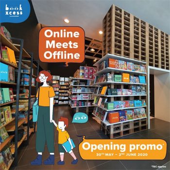 Bookxcess-Wolf-House-Opening-Offers-at-Shah-Alam-350x350 - Books & Magazines Promotions & Freebies Selangor Stationery 