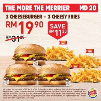 Burger-King-Cheesilicious-Deal-Promo-350x350 - Beverages Food , Restaurant & Pub Johor Kedah Kelantan Kuala Lumpur Melaka Negeri Sembilan Pahang Penang Perak Perlis Promotions & Freebies Putrajaya Sabah Sarawak Selangor Terengganu 