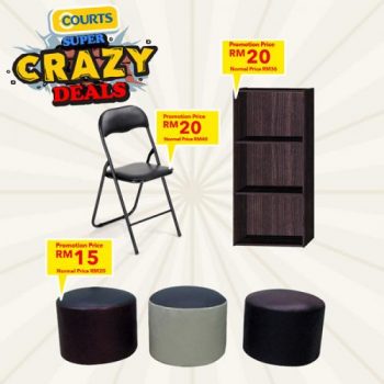 COURTS-Super-Crazy-Deals-Promotion-1-350x350 - Electronics & Computers Home Appliances IT Gadgets Accessories Johor Kedah Kelantan Kitchen Appliances Kuala Lumpur Melaka Negeri Sembilan Online Store Pahang Penang Perak Perlis Promotions & Freebies Putrajaya Sabah Sarawak Selangor Terengganu 