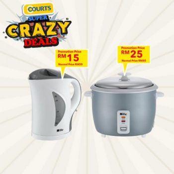 COURTS-Super-Crazy-Deals-Promotion-3-350x350 - Electronics & Computers Home Appliances IT Gadgets Accessories Johor Kedah Kelantan Kitchen Appliances Kuala Lumpur Melaka Negeri Sembilan Online Store Pahang Penang Perak Perlis Promotions & Freebies Putrajaya Sabah Sarawak Selangor Terengganu 
