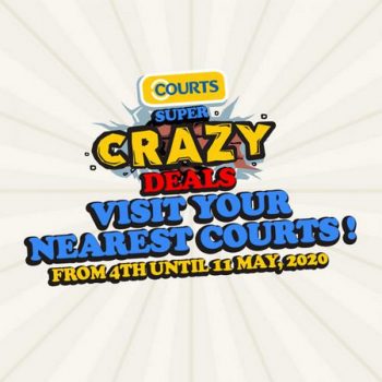 COURTS-Super-Crazy-Deals-Promotion-350x350 - Electronics & Computers Home Appliances IT Gadgets Accessories Johor Kedah Kelantan Kitchen Appliances Kuala Lumpur Melaka Negeri Sembilan Online Store Pahang Penang Perak Perlis Promotions & Freebies Putrajaya Sabah Sarawak Selangor Terengganu 