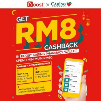 Caring-Pharmacy-Cashback-Promotion-Pay-with-Boost-350x350 - Beauty & Health Health Supplements Johor Kedah Kelantan Kuala Lumpur Melaka Negeri Sembilan Pahang Penang Perak Perlis Personal Care Promotions & Freebies Putrajaya Sabah Sarawak Selangor Terengganu 