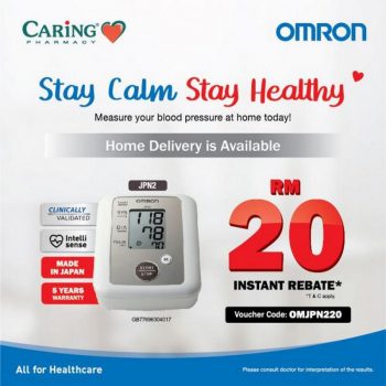 Caring-Pharmacy-Omron-Blood-Pressure-Monitor-Promotion-350x350 - Beauty & Health Health Supplements Johor Kedah Kelantan Kuala Lumpur Melaka Negeri Sembilan Online Store Pahang Penang Perak Perlis Personal Care Promotions & Freebies Putrajaya Sabah Sarawak Selangor Terengganu 