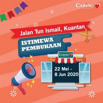 Caring-Pharmacy-Opening-Promotion-at-Jalan-Tun-Ismail-Kuantan-350x350 - Beauty & Health Health Supplements Pahang Personal Care Promotions & Freebies 
