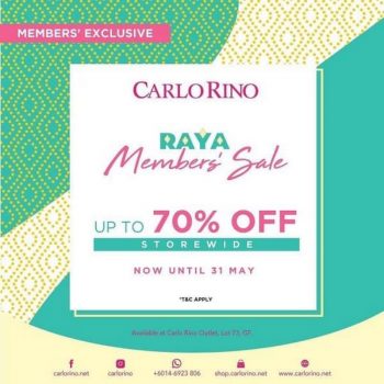 CarloRino-Raya-Member-Sale-at-Freeport-AFamosa-Outlet-350x350 - Fashion Accessories Fashion Lifestyle & Department Store Malaysia Sales Melaka 