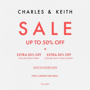 Charles-Keith-50-off-Sale-350x350 - Apparels Fashion Accessories Fashion Lifestyle & Department Store Johor Kedah Kelantan Kuala Lumpur Melaka Negeri Sembilan Pahang Penang Perak Perlis Putrajaya Sabah Sarawak Selangor Terengganu Warehouse Sale & Clearance in Malaysia 