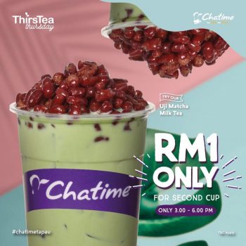 Chatime-Thirstea-Thursday-350x350 - Beverages Food , Restaurant & Pub Johor Kedah Kelantan Kuala Lumpur Melaka Negeri Sembilan Pahang Penang Perak Perlis Promotions & Freebies Putrajaya Sabah Sarawak Selangor Terengganu 