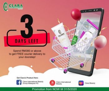 Clara-International-Delivery-Promotion-350x291 - Beauty & Health Johor Kedah Kelantan Kuala Lumpur Melaka Negeri Sembilan Online Store Pahang Penang Perak Perlis Personal Care Promotions & Freebies Putrajaya Sabah Sarawak Selangor Skincare Terengganu 