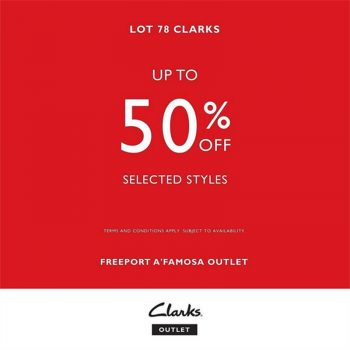 Clarks-Shoes-Raya-Sales-at-Freeport-AFamosa-Outlet-350x350 - Fashion Accessories Fashion Lifestyle & Department Store Footwear Malaysia Sales Melaka 