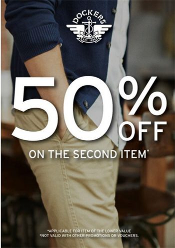 Dockers-50-off-Promo-at-Metrojaya-350x495 - Apparels Fashion Accessories Fashion Lifestyle & Department Store Johor Kedah Kelantan Kuala Lumpur Melaka Negeri Sembilan Pahang Penang Perak Perlis Promotions & Freebies Putrajaya Sabah Sarawak Selangor Terengganu 