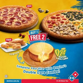 Dominos-Pizza-Buy-1-Free-2-Promotion-350x350 - Beverages Food , Restaurant & Pub Johor Kedah Kelantan Kuala Lumpur Melaka Negeri Sembilan Online Store Pahang Penang Perak Perlis Pizza Promotions & Freebies Putrajaya Sabah Sarawak Selangor Terengganu 