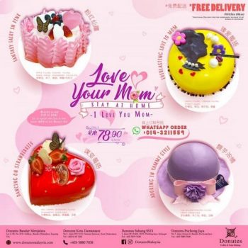 Donutes-Mother’s-Day-Promotion-350x350 - Beverages Food , Restaurant & Pub Promotions & Freebies Selangor 