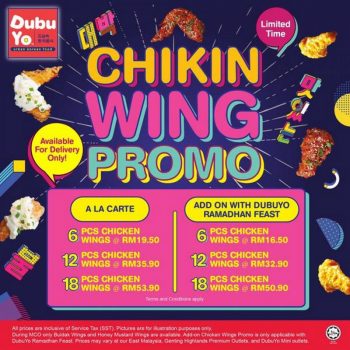DubuYo-Chikin-Wing-Promotion-350x350 - Beverages Food , Restaurant & Pub Johor Kedah Kelantan Kuala Lumpur Melaka Negeri Sembilan Online Store Pahang Penang Perak Perlis Promotions & Freebies Putrajaya Sabah Sarawak Selangor Terengganu 