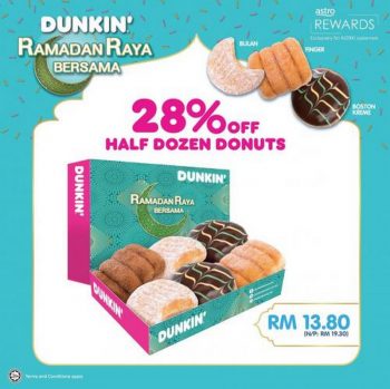 Dunkin-Donuts-ASTRO-Subscribers-Ramadan-Promotion-350x349 - Beverages Food , Restaurant & Pub Johor Kedah Kelantan Kuala Lumpur Melaka Negeri Sembilan Pahang Penang Perak Perlis Promotions & Freebies Putrajaya Sabah Sarawak Selangor Terengganu 