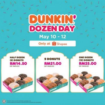 Dunkin-Donuts-Dunkin-Dozen-Day-Promotion-on-Shopee-350x349 - Beverages Food , Restaurant & Pub Johor Kedah Kelantan Kuala Lumpur Melaka Negeri Sembilan Online Store Pahang Penang Perak Perlis Promotions & Freebies Putrajaya Sabah Sarawak Selangor Terengganu 