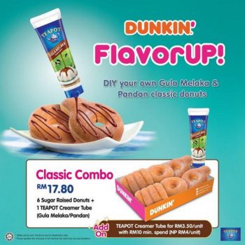 Dunkin-Donuts-Flavor-Up-Combo-Promotion-350x350 - Beverages Food , Restaurant & Pub Johor Kedah Kelantan Kuala Lumpur Melaka Negeri Sembilan Online Store Pahang Penang Perak Perlis Promotions & Freebies Putrajaya Sabah Sarawak Selangor Terengganu 