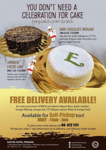 Eastin-Hotel-Cheese-Cake-Promotion-350x495 - Beverages Food , Restaurant & Pub Penang Promotions & Freebies 