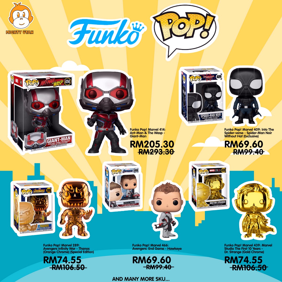 FUNKO-POP - Baby & Kids & Toys Education Johor Kedah Kelantan Kuala Lumpur Location Melaka Nationwide Negeri Sembilan Online Store Pahang Penang Perak Perlis Putrajaya Sabah Sarawak Selangor Terengganu Toys Warehouse Sale & Clearance in Malaysia 