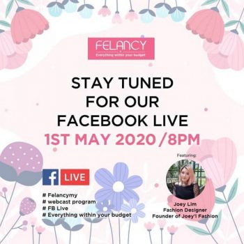 Felancy-Facebook-Live-350x350 - Events & Fairs Fashion Accessories Fashion Lifestyle & Department Store Johor Kedah Kelantan Kuala Lumpur Lingerie Melaka Negeri Sembilan Online Store Pahang Penang Perak Perlis Putrajaya Sabah Sarawak Selangor Terengganu 