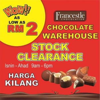 Francestle-Chocolatier-Factory-Outlet-Warehouse-Stock-Clearance-350x350 - Gifts , Souvenir & Jewellery Selangor Warehouse Sale & Clearance in Malaysia 