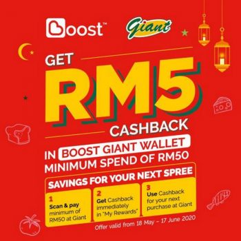 Giant-RM5-Cashback-Promotion-Pay-with-Boost-350x350 - Johor Kedah Kelantan Kuala Lumpur Melaka Negeri Sembilan Others Pahang Penang Perak Perlis Promotions & Freebies Putrajaya Sabah Sarawak Selangor Supermarket & Hypermarket Terengganu 