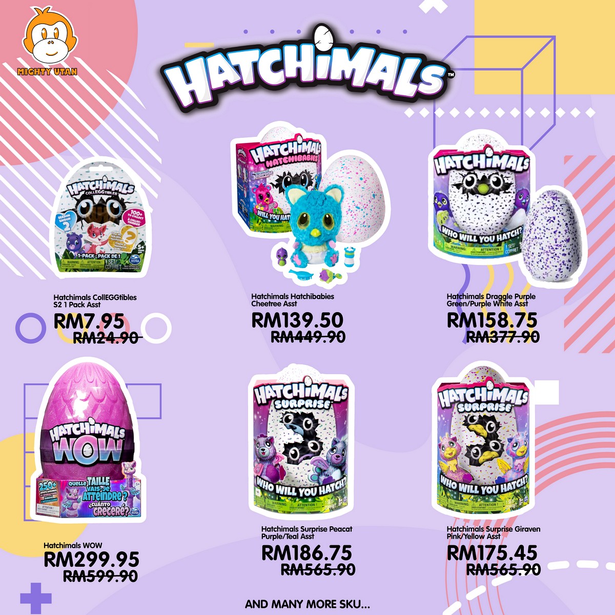 HATCHIMALS-POP - Baby & Kids & Toys Education Johor Kedah Kelantan Kuala Lumpur Location Melaka Nationwide Negeri Sembilan Online Store Pahang Penang Perak Perlis Putrajaya Sabah Sarawak Selangor Terengganu Toys Warehouse Sale & Clearance in Malaysia 